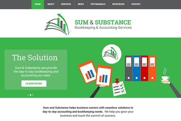 Sum & Substance Website