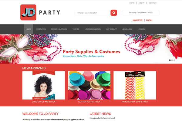 JD Party Website